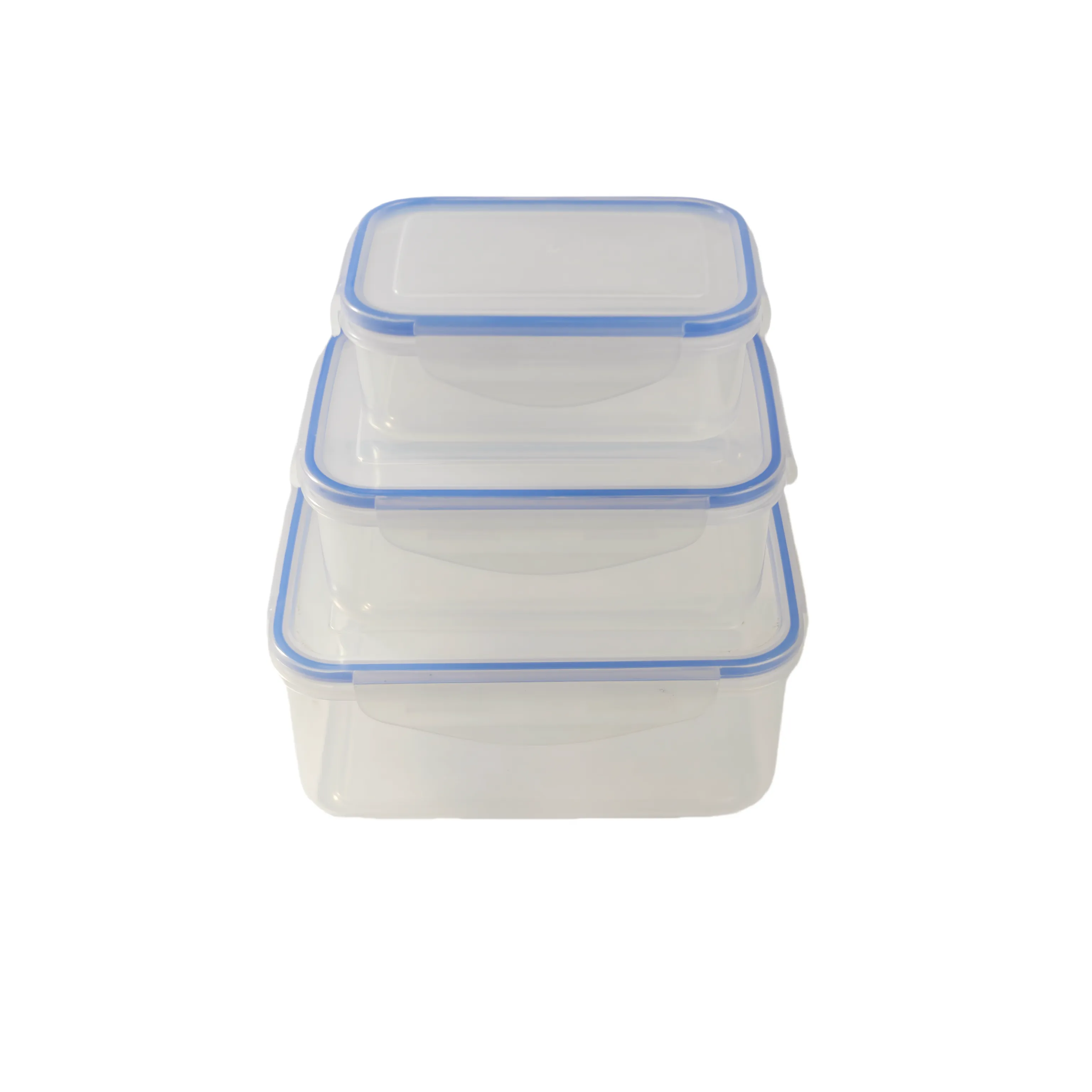 Recipientes para armazenagem de alimentos a granel com tampa Design empilhável1