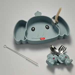 Mayorista Juego de Platos para Niños, Vajilla con Forma de Elefante al por Mayor2