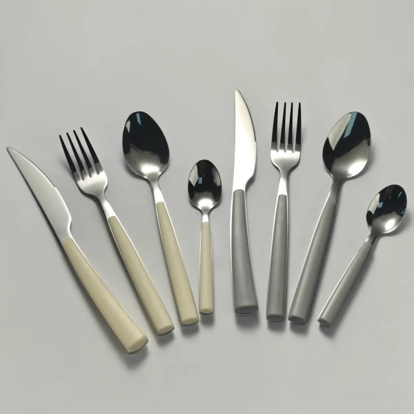 Großhandel Kunststoffgriff Besteck Set Ideal für Haus und Restaurant1