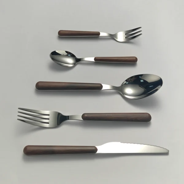 Großhandel Holzmaserung Besteck benutzerdefinierte Cutlery Set1