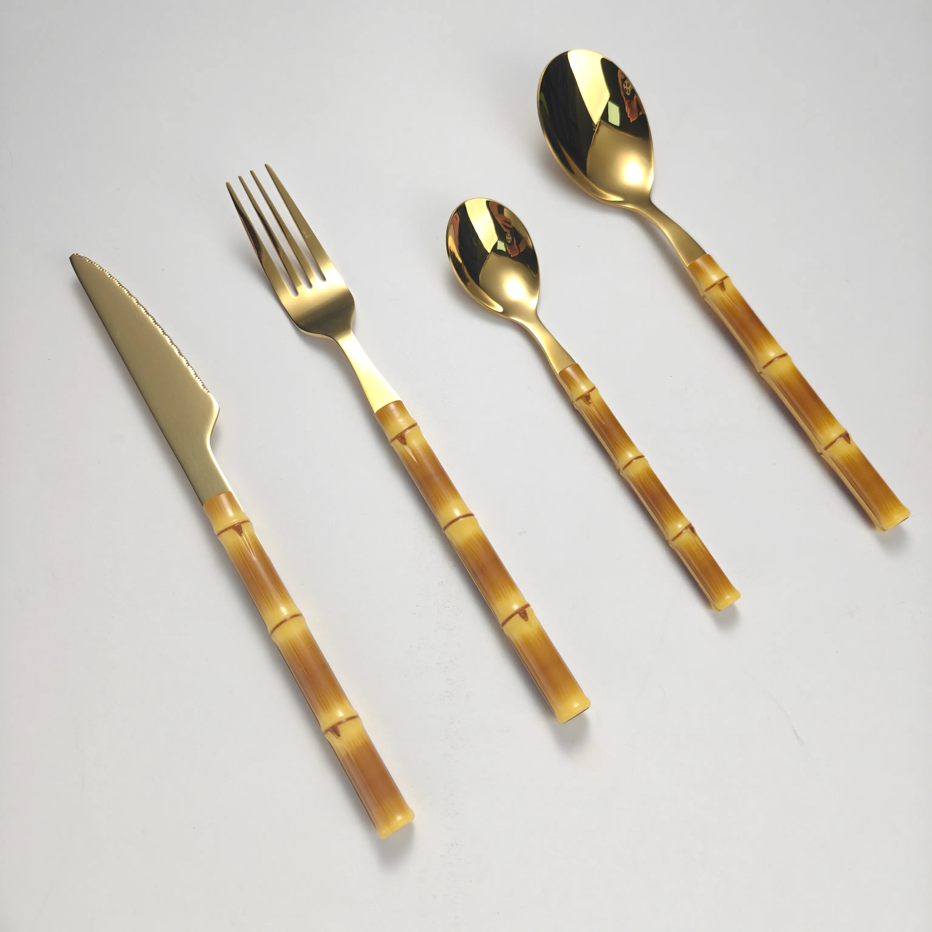Bulk Kunststoffgriff Besteck Set langlebig Besteck für Haus & Restaurant1