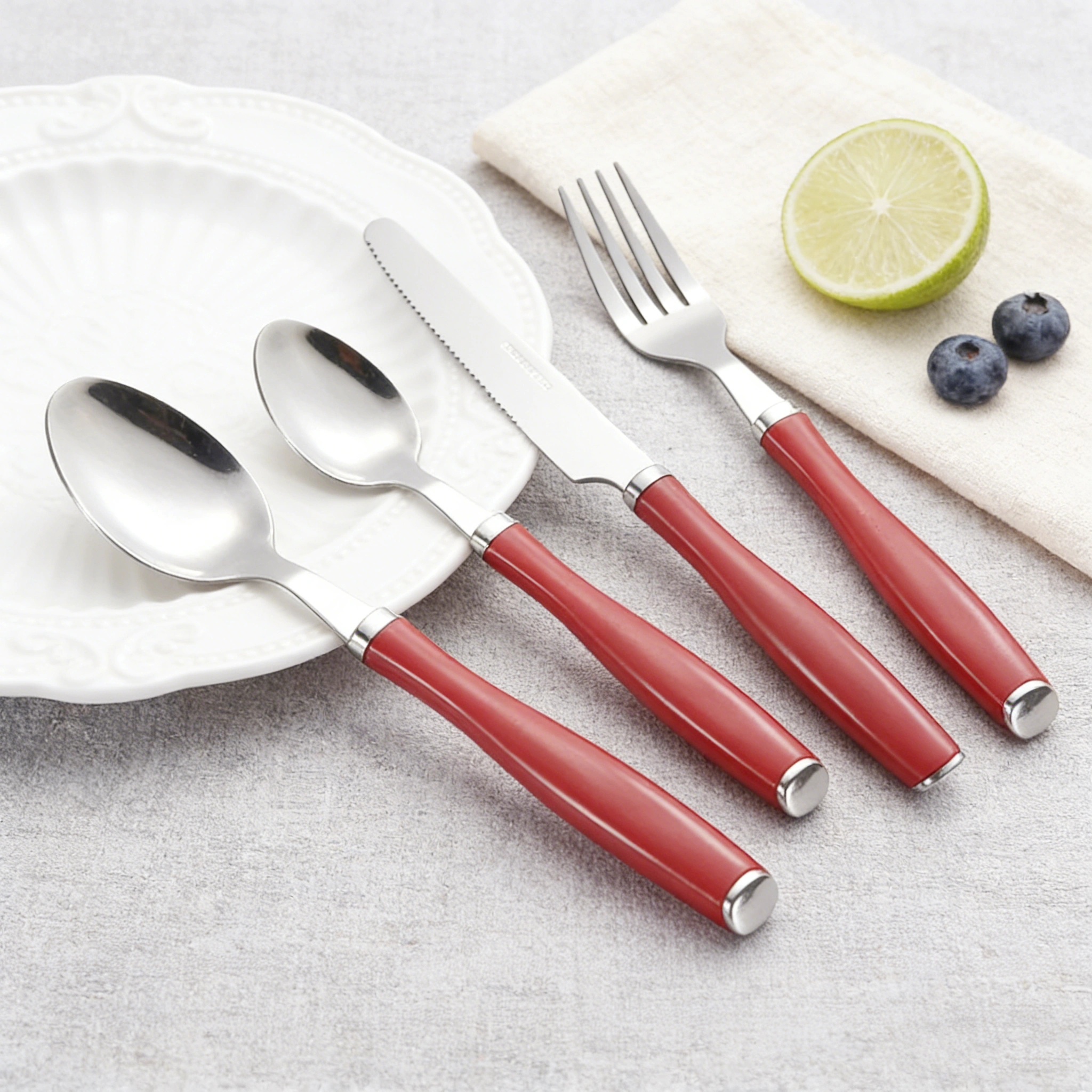 Bulk Stainless Steel Flatware Color Handle Flatware Wholesale