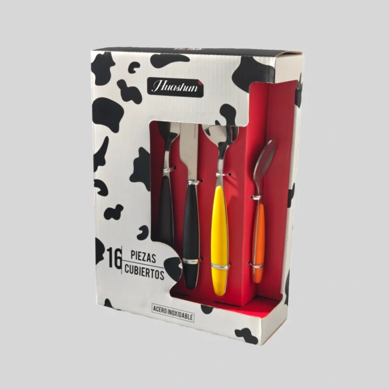 Custom Plastic Handle Flatware Set with Elegant Design for Modern Dining