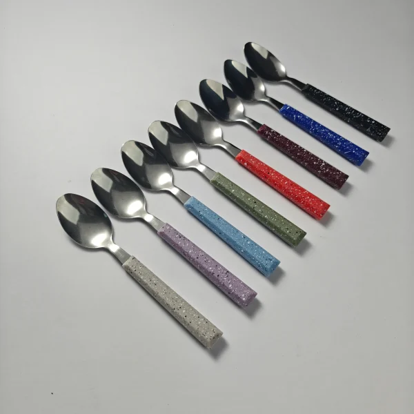Custom Quality Flatware, Durable Wooden Grain Flatware Set in Bulk2