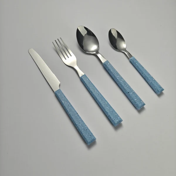 Custom Quality Flatware, Durable Wooden Grain Flatware Set in Bulk5