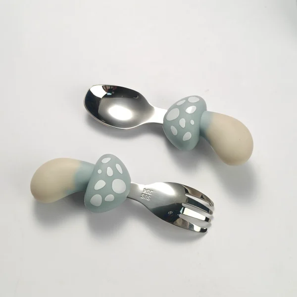 Großhandel Kinder Geschirr Sets Pilz Kinder Teller Set4