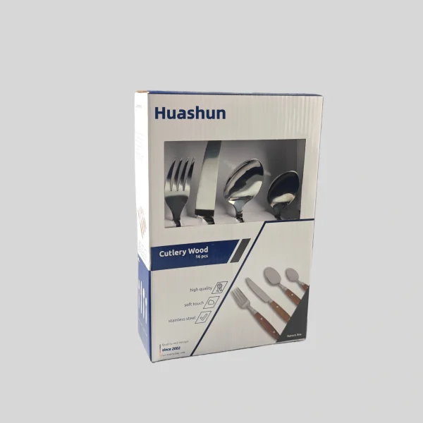 Wholesale Quality Flatware, Wooden Grain Flatware Set Custom