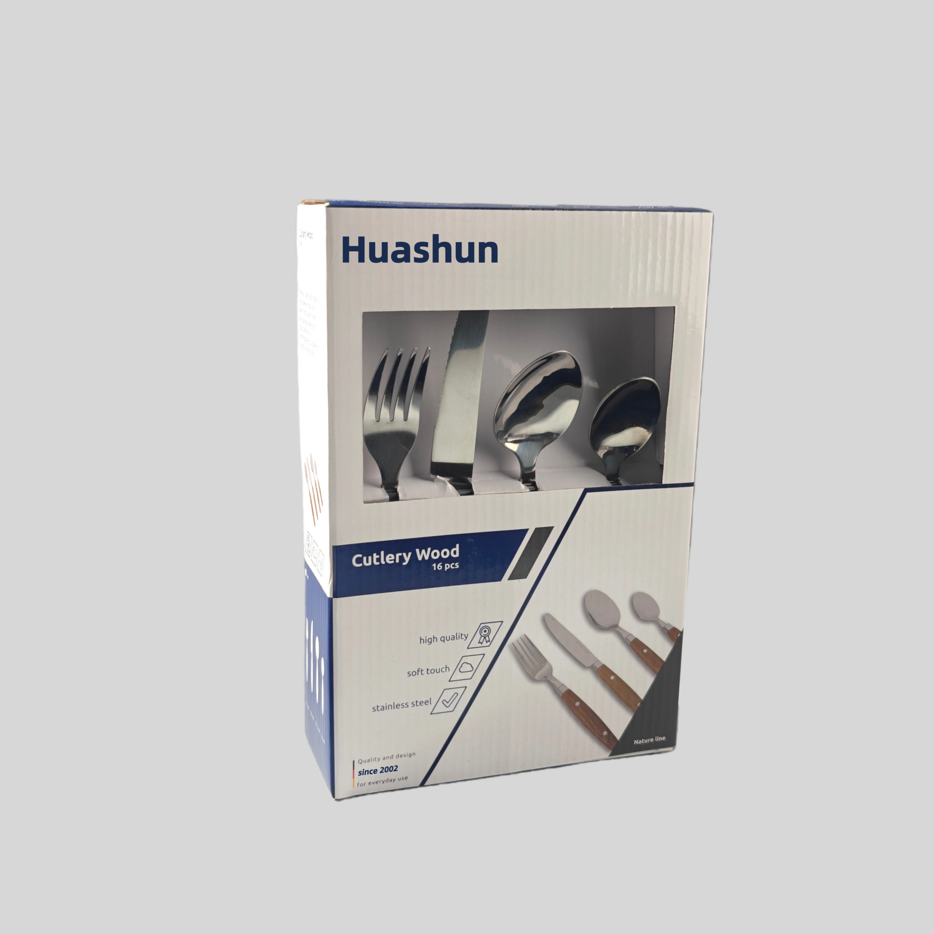 Wholesale Quality Flatware, Wooden Grain Flatware Set Custom