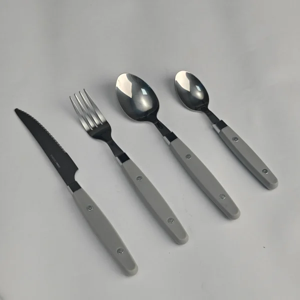 Großhandel Qualität Besteck, Holzmaserung Besteck Set Custom1