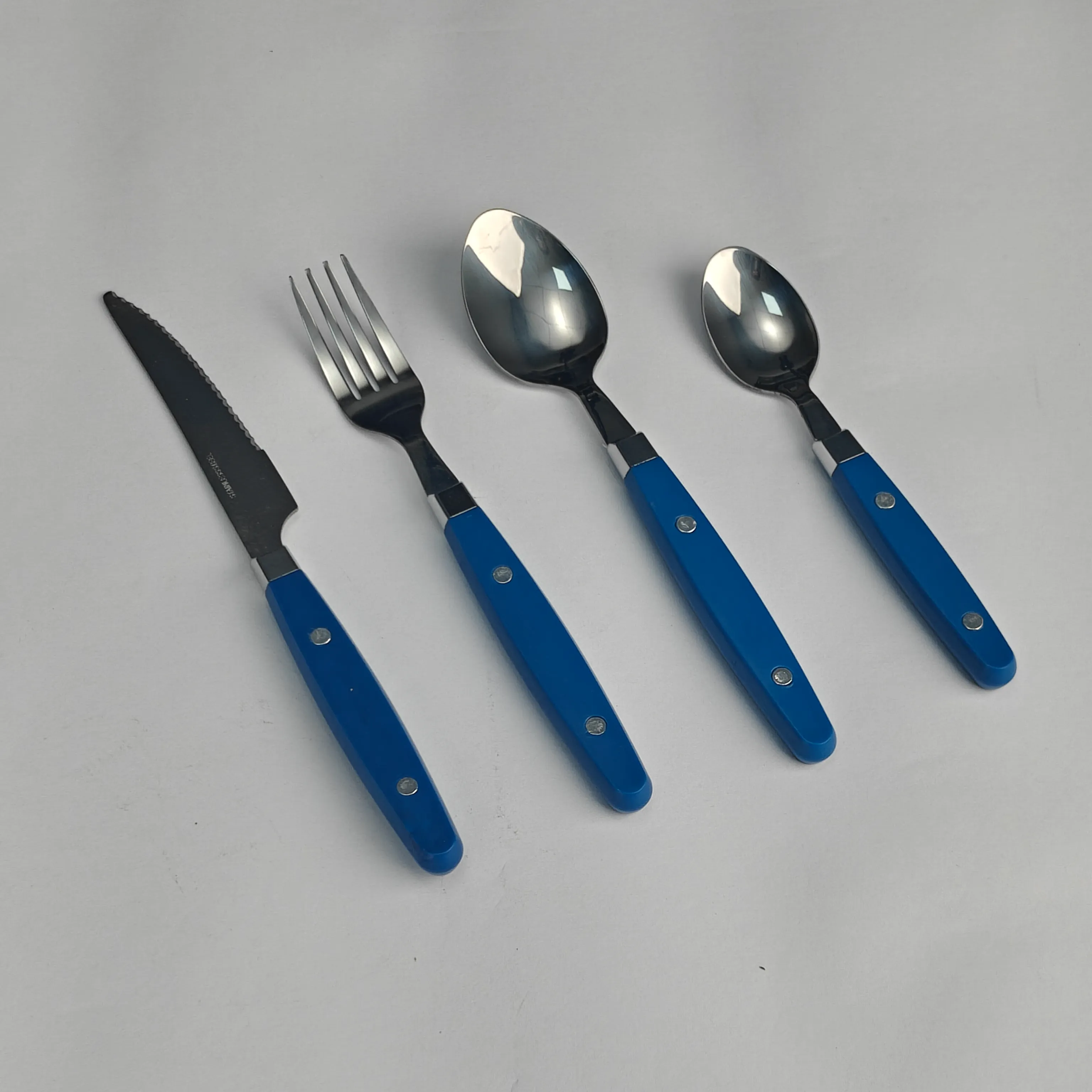 Großhandel Qualität Besteck, Holzmaserung Besteck Set Custom3