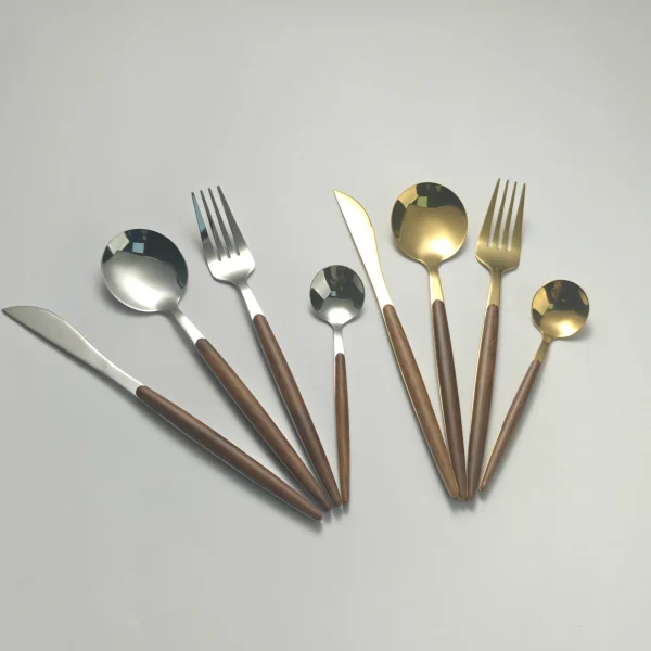 Großhandel Edelstahl-Besteck-Sets mit Clip Handle2