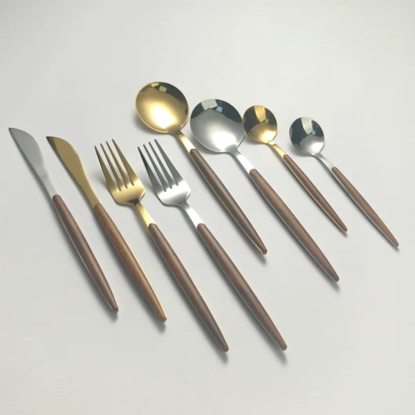Großhandel Edelstahl-Besteck-Sets mit Clip Handle3