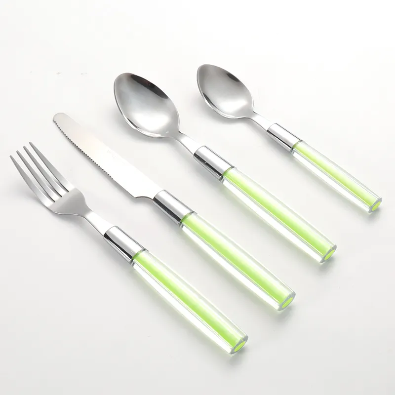 Bulk Flatware Sets with Plastic Handle2