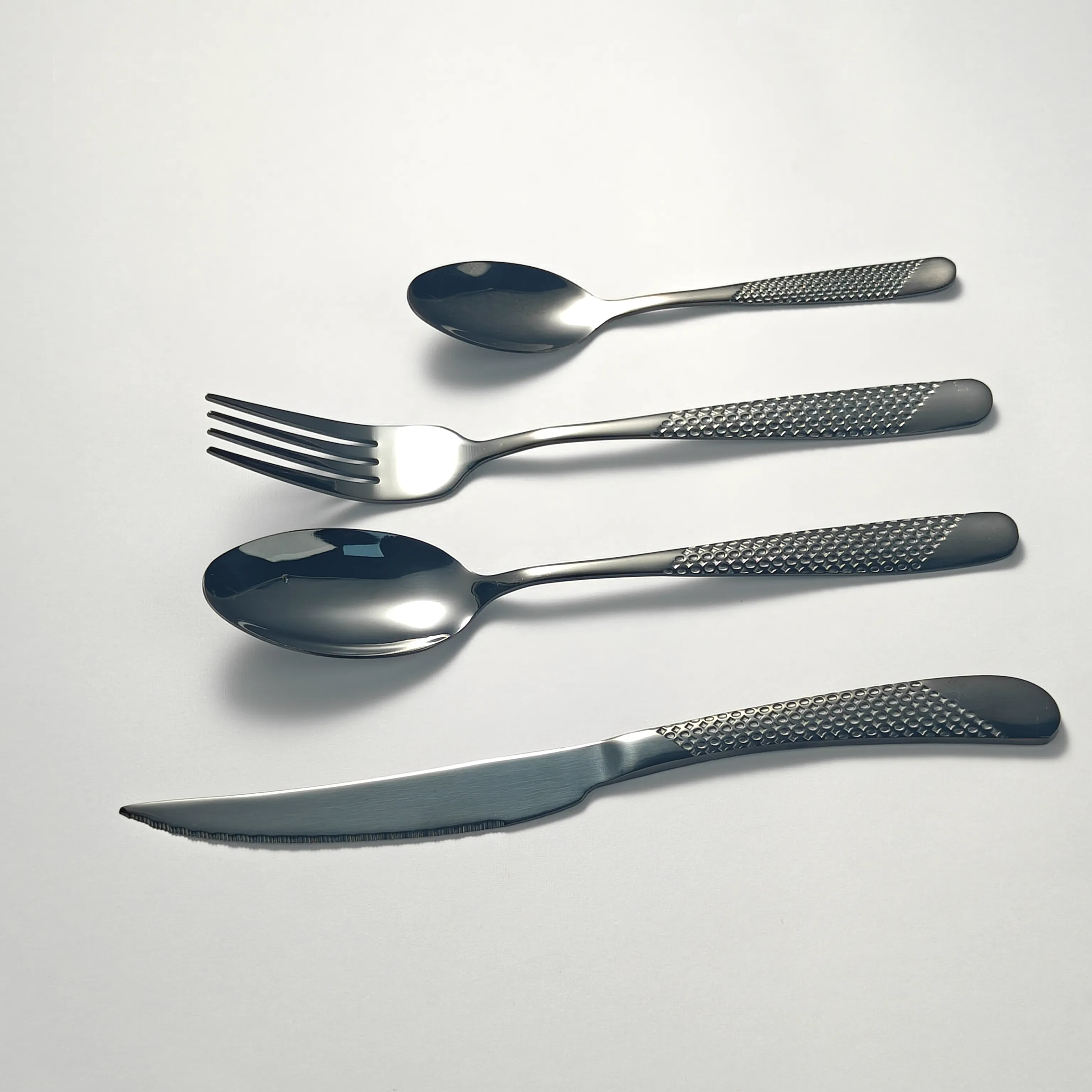 Wholesale Spoons and Forks, Premium Quality Black Flatware Set Supply1