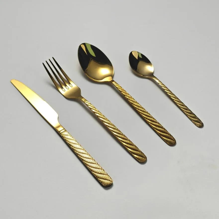 PVD Gold & Champagne Flatware2