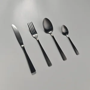 Wholesale Matte Black Stainless Steel Flatware Set2