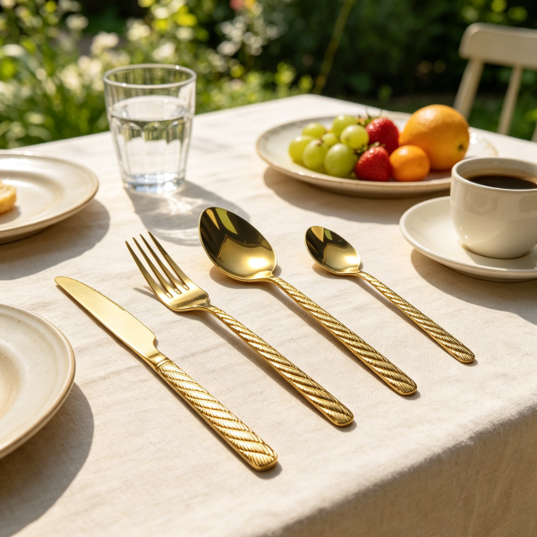 wholesale gold flatware